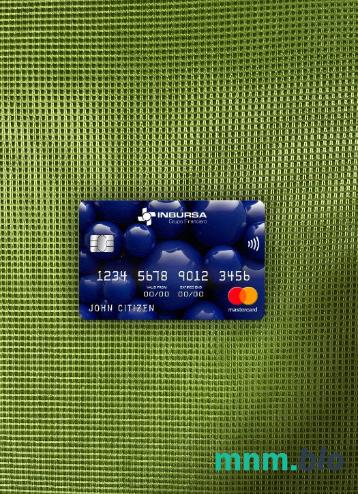 Mexico Inbursa bank wygląd zdjęcia mastercard skan PSD + zdjęcie